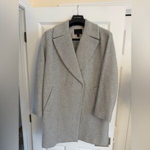 Banana Republic Women's Light Gray Trench Coat